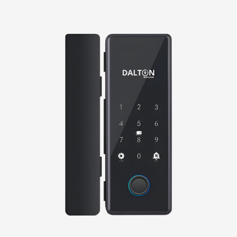 D05 No Drill Bluetooth Glass Door Lock