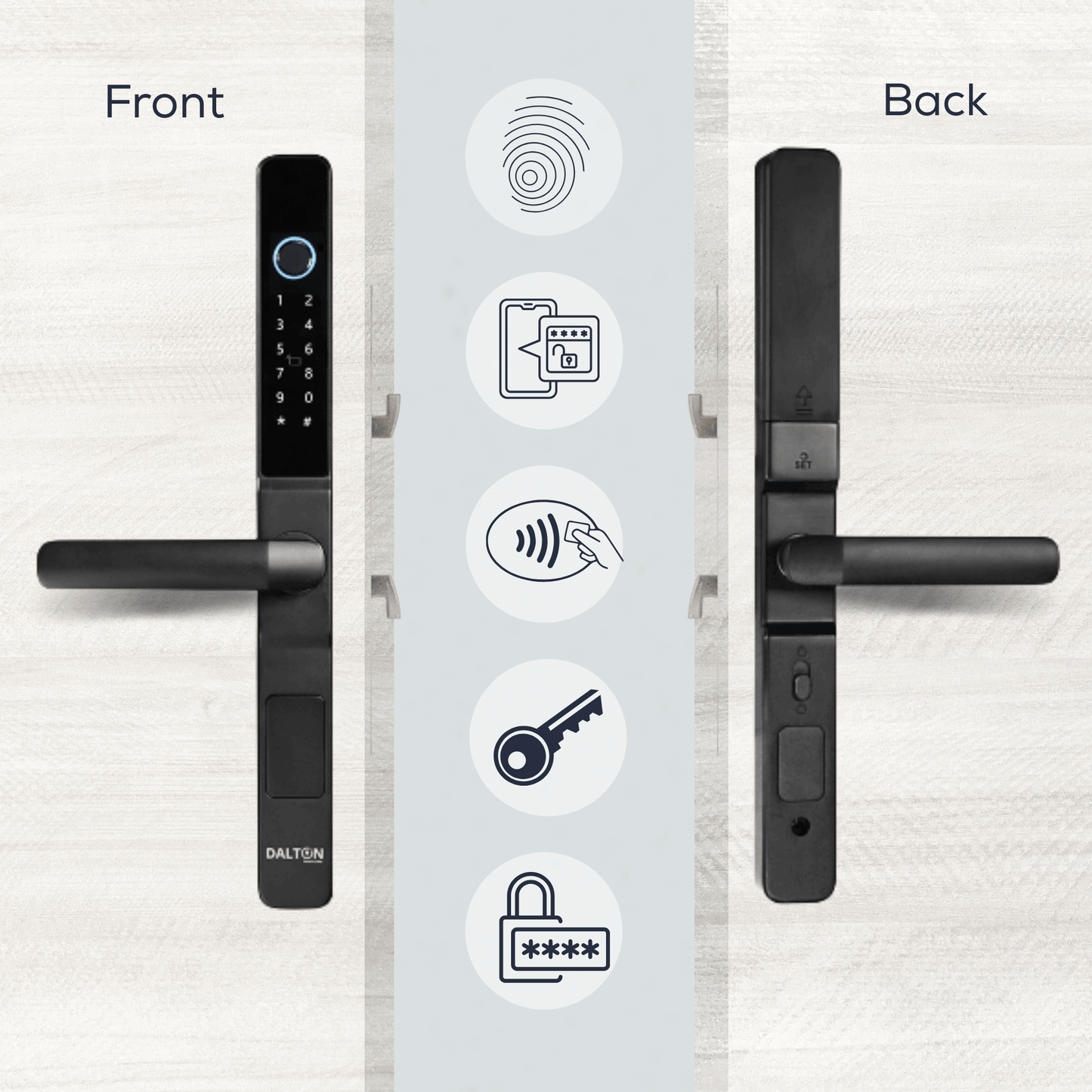 D15 5-in-1 WiFi Sliding Door Lock