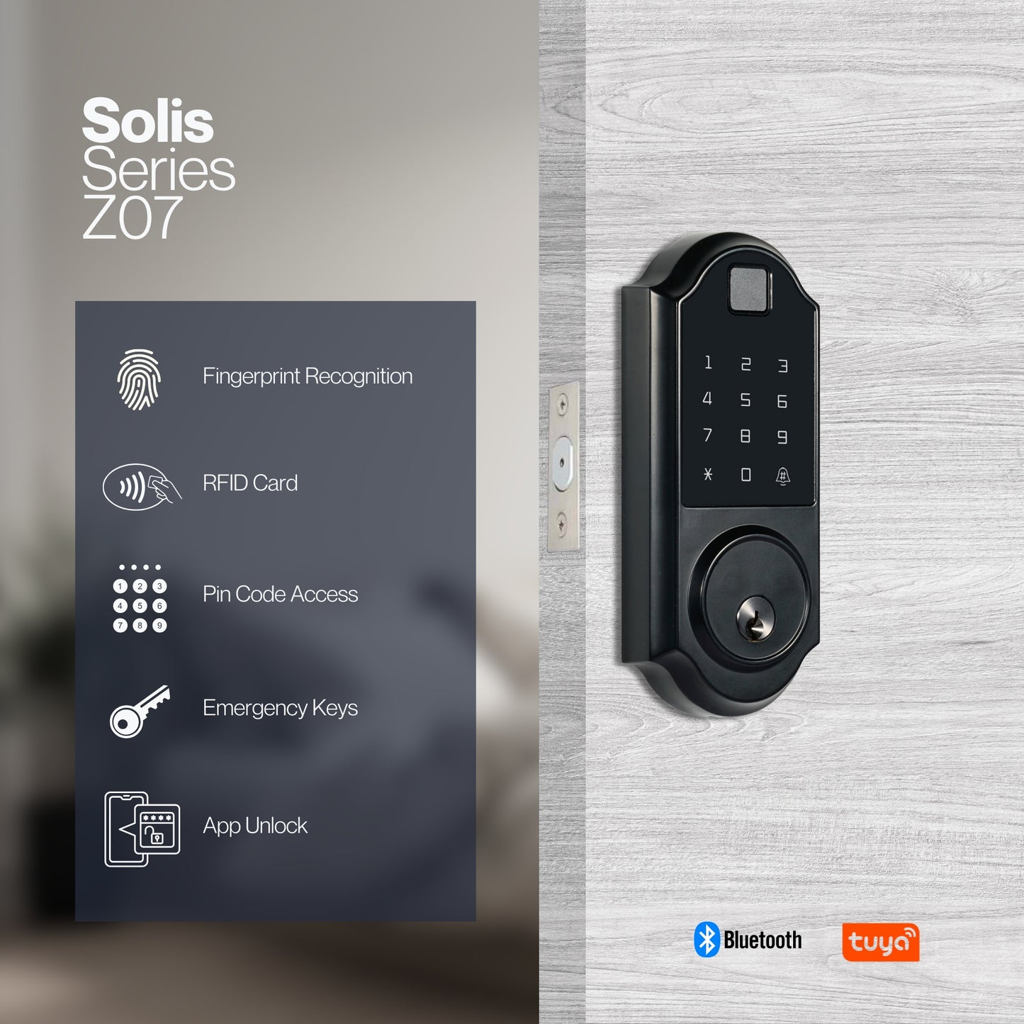 Z07 Bluetooth Deadbolt Smart Lock