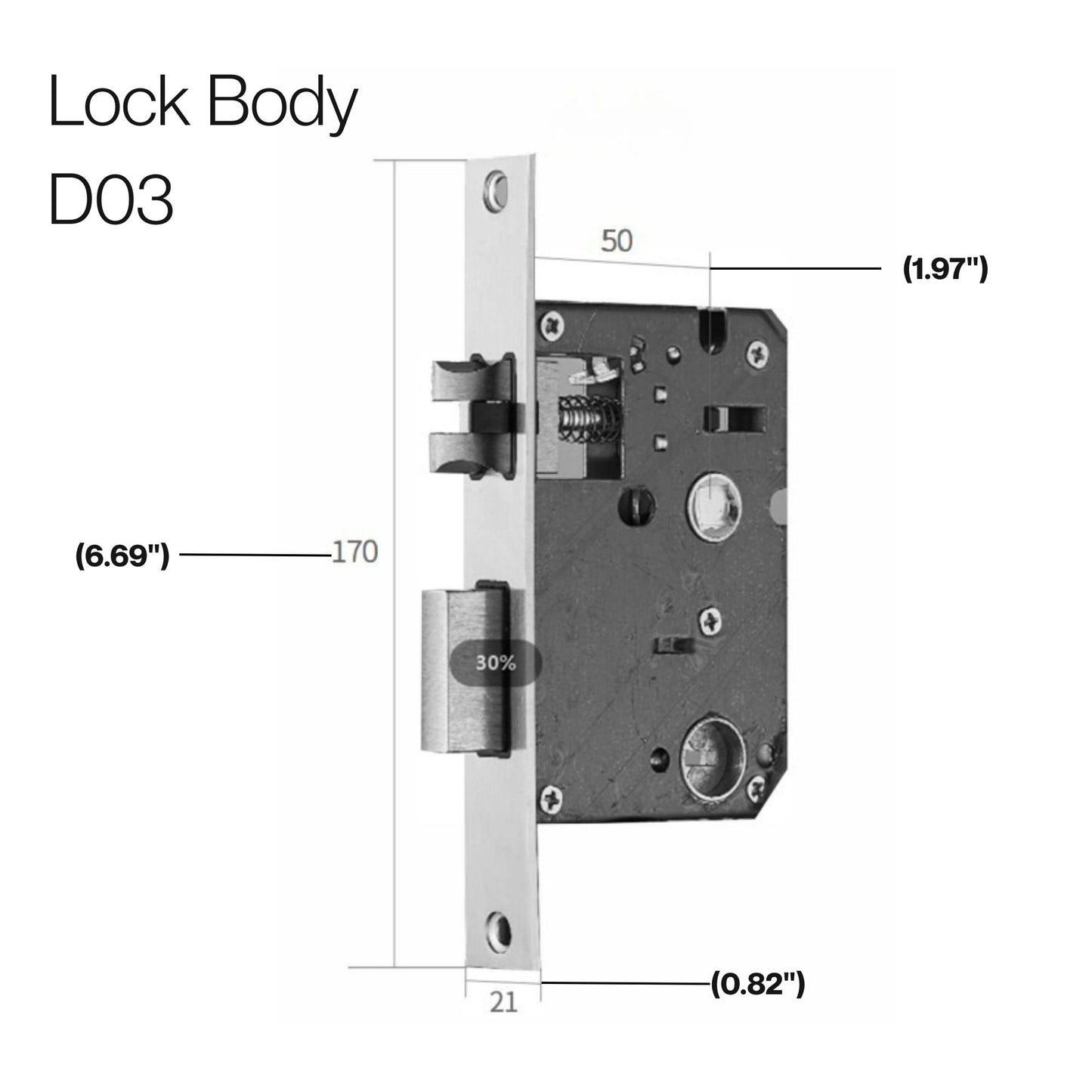 D03 Dummy Lock – Decorative Door Hardware