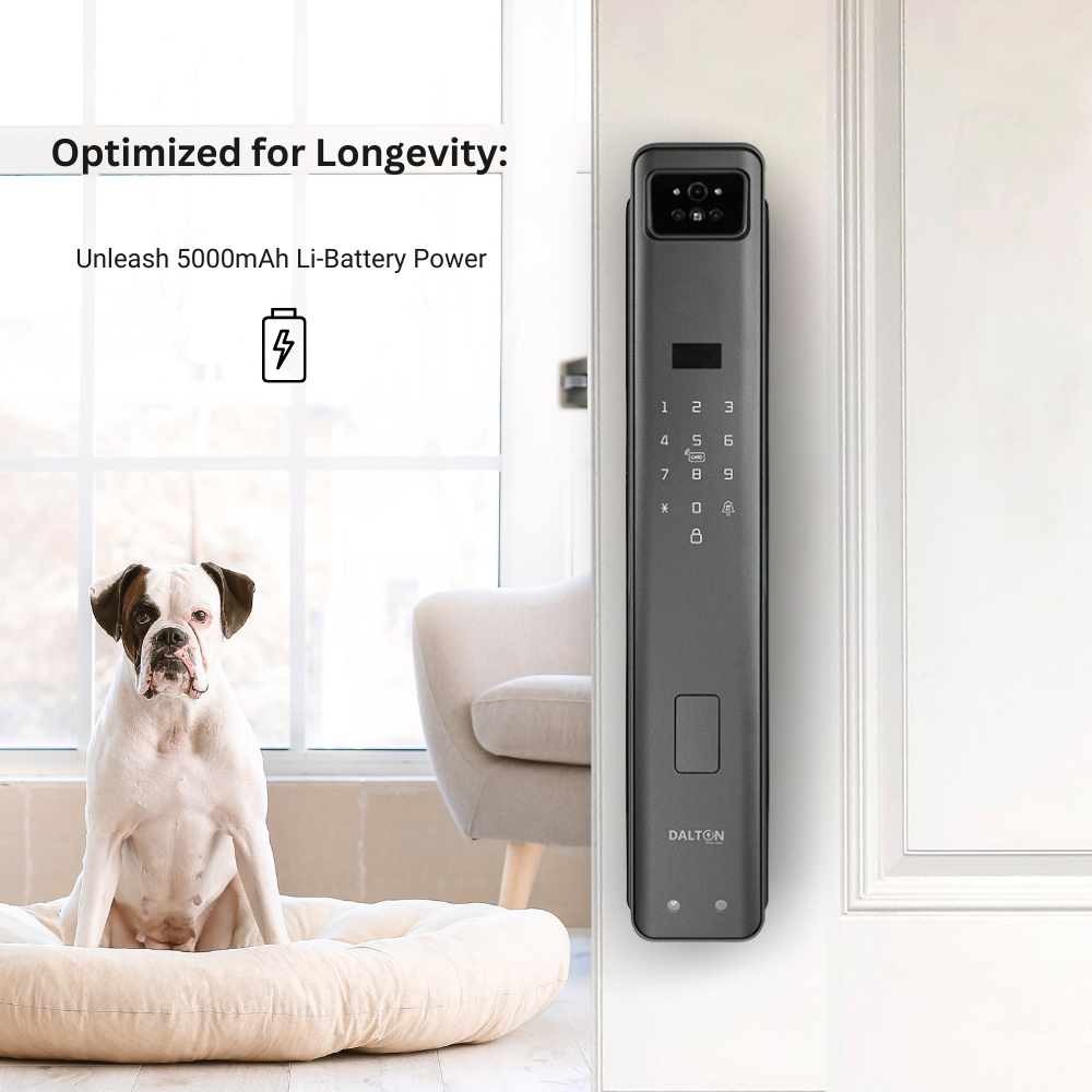 5000mAh smart lock