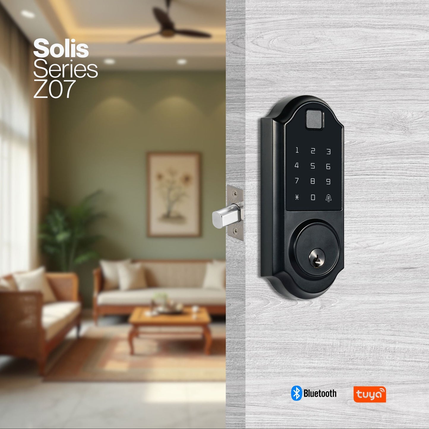 Z07 Bluetooth Deadbolt Smart Lock