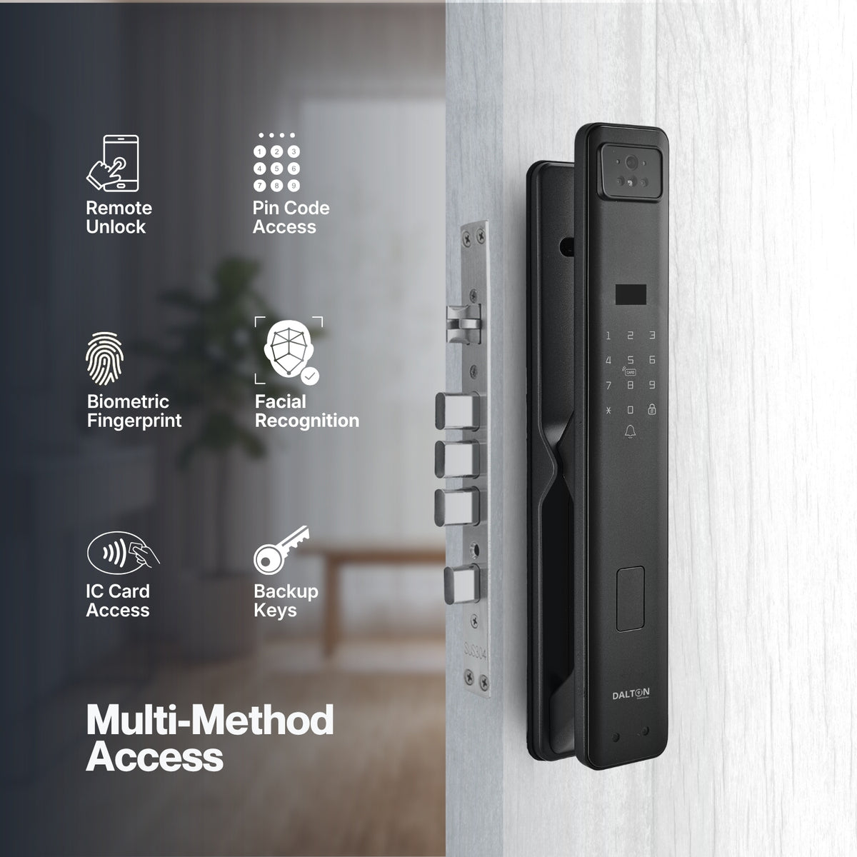 P90 Facial Recognition Smart Deadbolt Lock - Wi-Fi Enabled