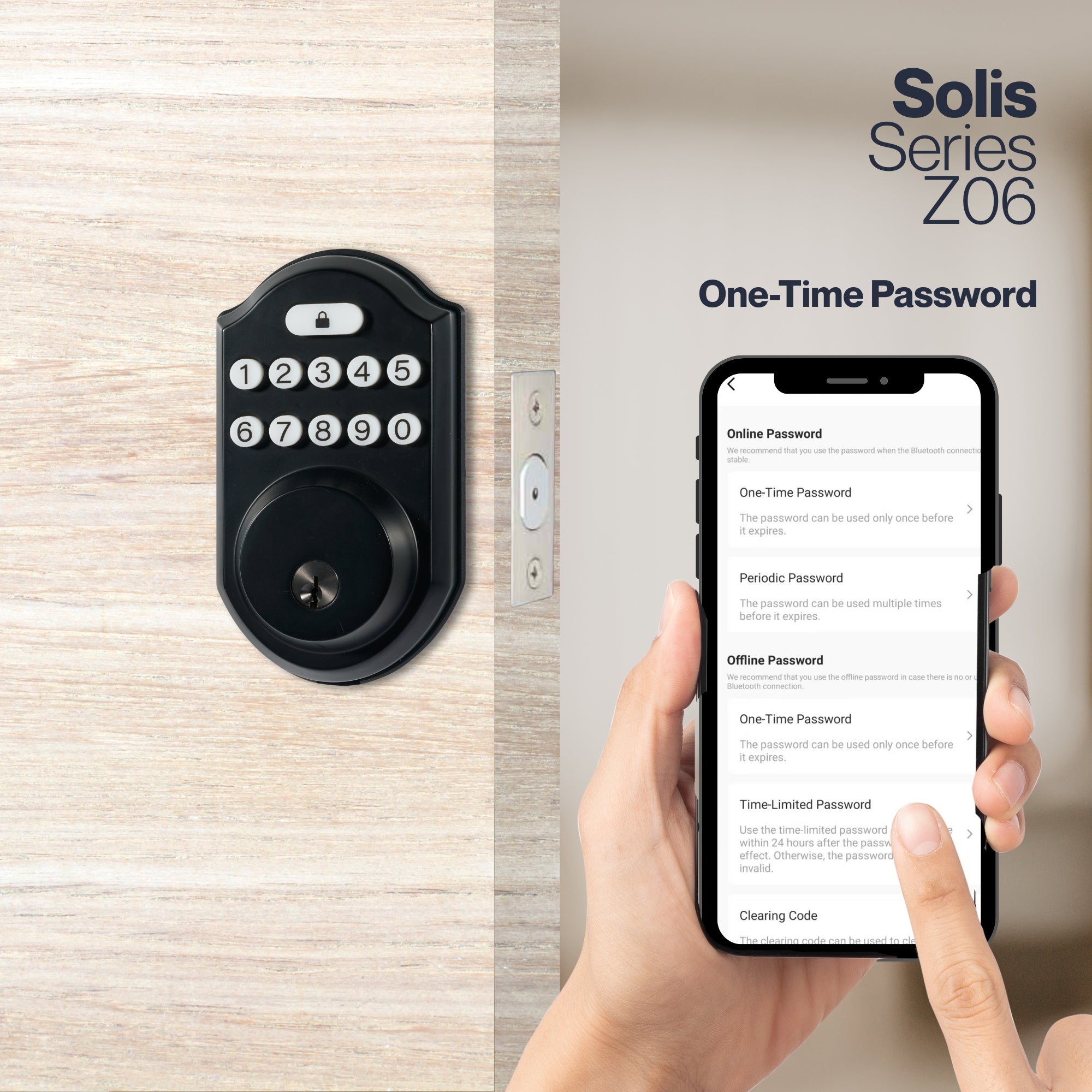 Z06 Pin Code Access Door Lock – Dalton