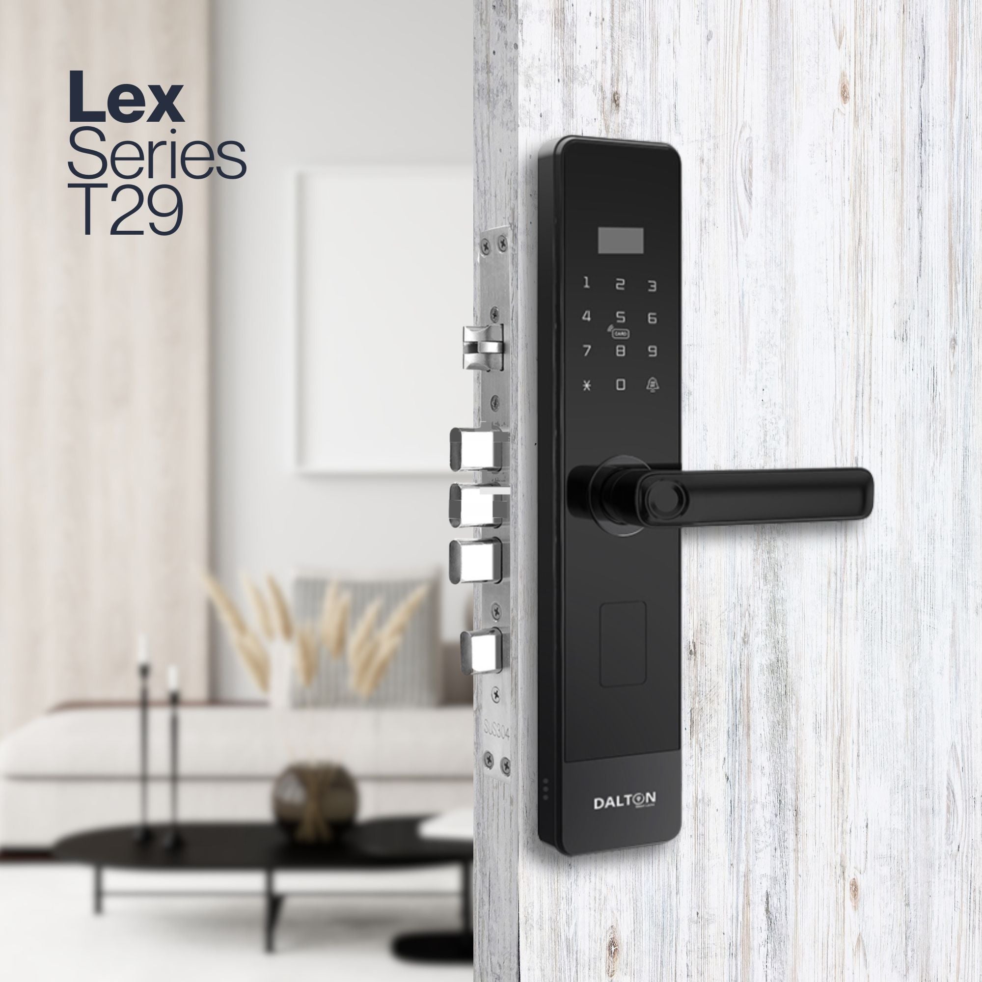T29 Black WiFi Smart Fingerprint Deadbolt Lock (Canada) – Dalton