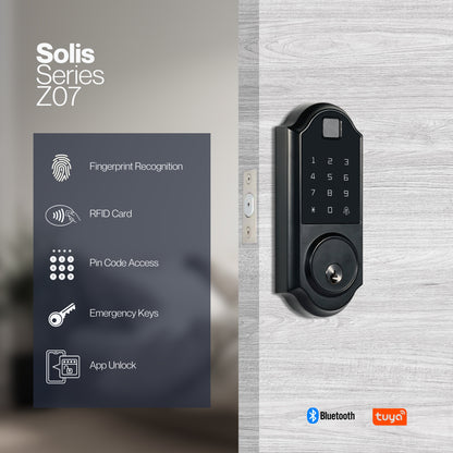 Z07 Bluetooth Deadbolt Smart Lock