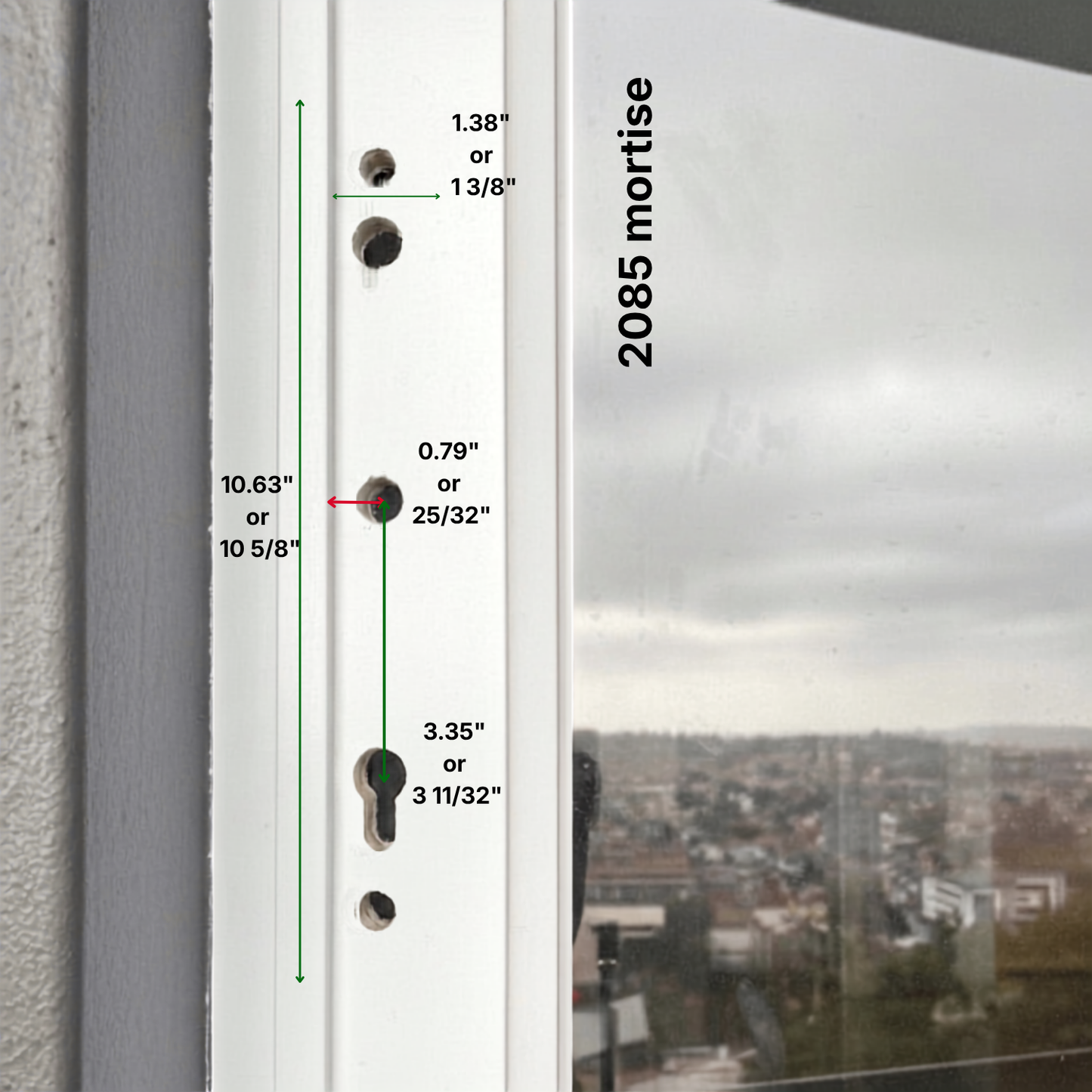 D15 5-in-1 WiFi Sliding Door Lock