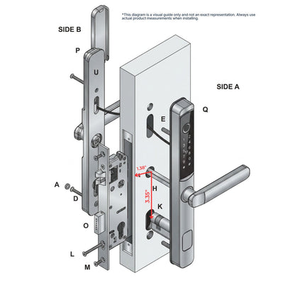 D14 5-in-1 WiFi Slim Body Lock