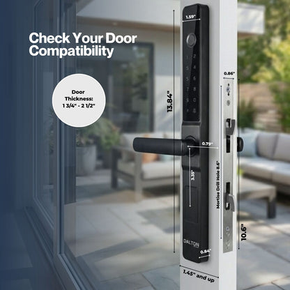 D15 5-in-1 WiFi Sliding Door Lock