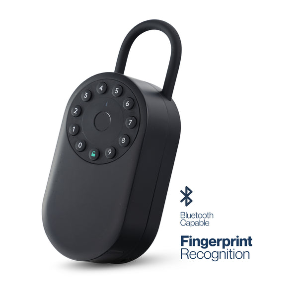 LB01 Smart Key Lockbox, Fingerprint, PIN & Bluetooth App Unlock