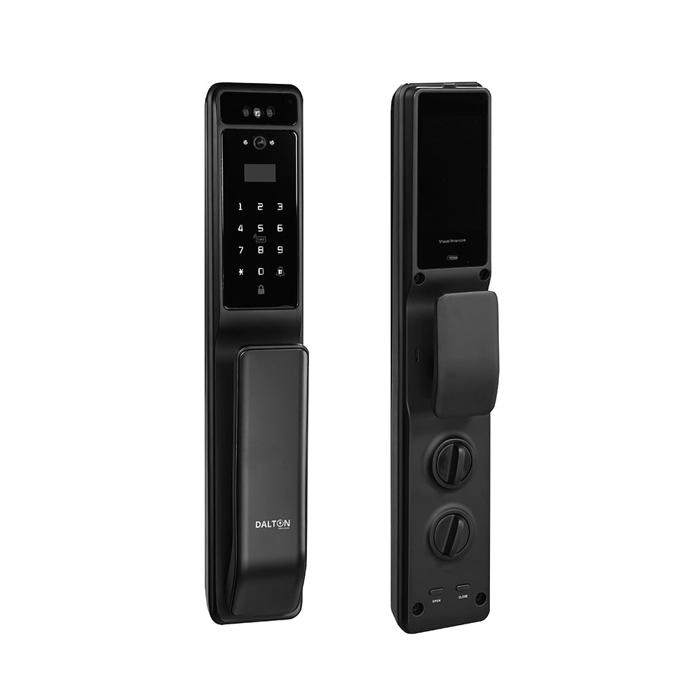 DALTON Smart Locks Smart Lock Fingerprint Wi-Fi Deadbolt Camera, 3D Facial Recognition Black - P8017