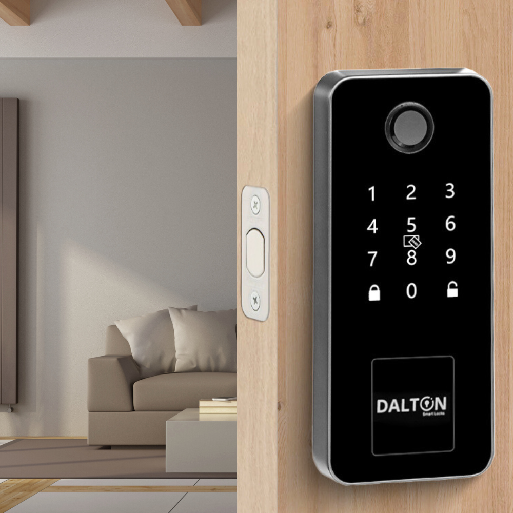 DALTON Smart Locks Smart Life Electronic Lock Fingerprint Bluetooth Deadbolt Nickel- Z0312